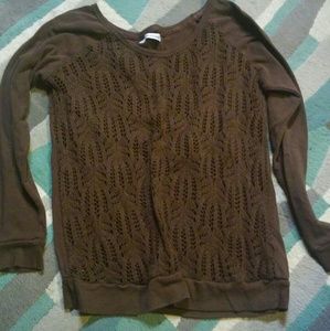 Maurices size 0 brown sweater